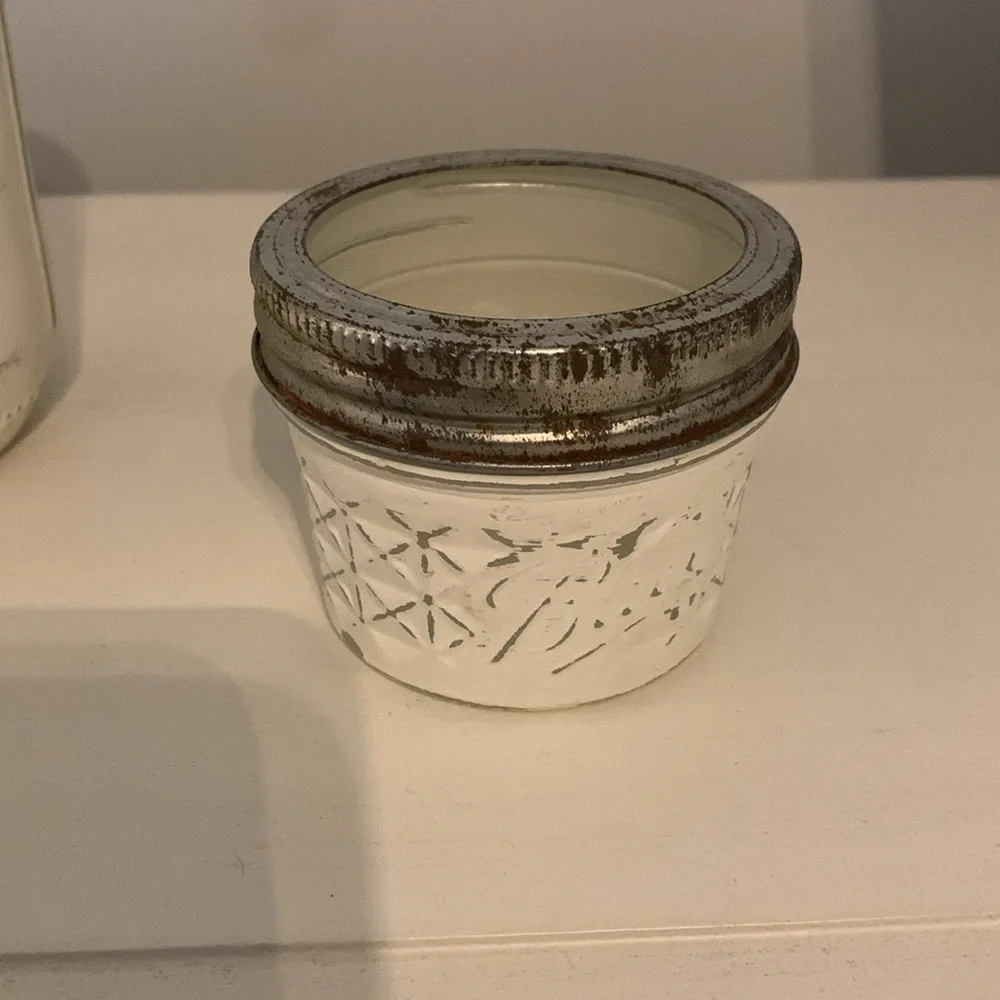 BATHROOM SET OF 3 FARMHOUSE JARS